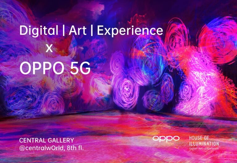 OPPO ชวนสัมผัสประสบการณ์โลกศิลปะดิจิทัลที่ใหญ่ที่สุดในเอเชียตะวันออกเฉียงใต้ ในงาน “DIGITAL ART EXPERIENCE WITH OPPO 5G” ที่ HOUSE OF ILLUMINATION