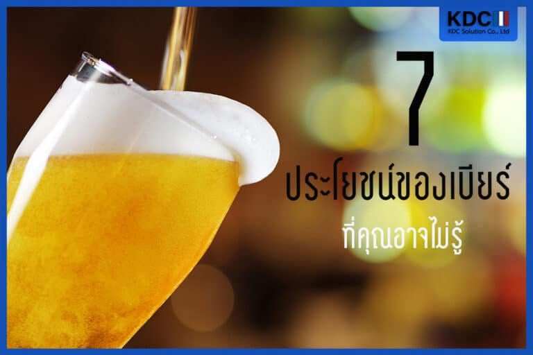 7 ประโยชน์ของเบียร์ ที่คุณอาจไม่รู้