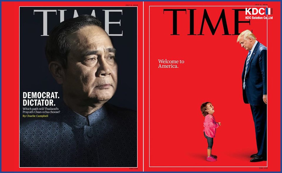 เอกลักษณ์ของนิตยสาร TIME คือปก